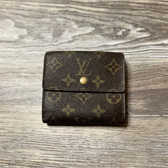 Vintage Louis Vuitton Elise Monogram Coated Canvas Leather Trifold Wallet LV - Picture 2 of 14